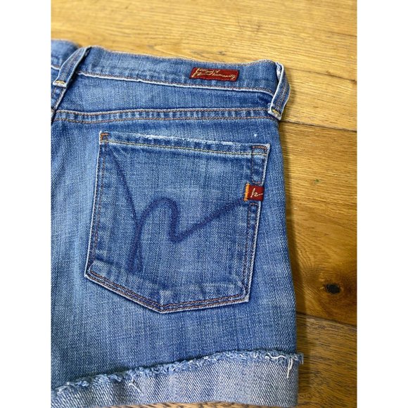 Citizens of Humanity Cutoff Jean Shorts 28 - Picture 5 of 6